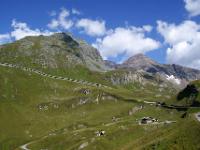 Glocknerhausblick zum Senewelleck und Freiwans Spitze